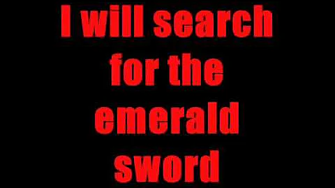 Rhapsody of Fire Emerald sword with Lyrics - Rock Collections RDT