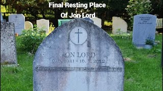 Visiting The Final Resting Place Of Jon Lord ( Deep Purple )