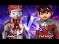 EJEN ALI SUIT SATRIA VS BOBOIBOY SUIT POWER SPHERA!