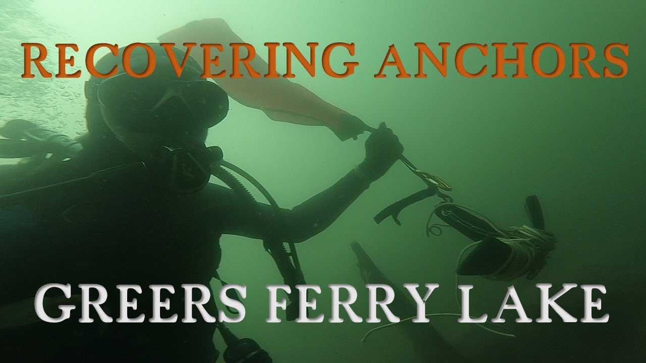 Recovering Anchors with Lift Bags Scuba Diving Greers Ferry Lake