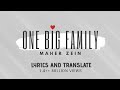Maher Zain One Big Family with LYRICS and TRANSLATE