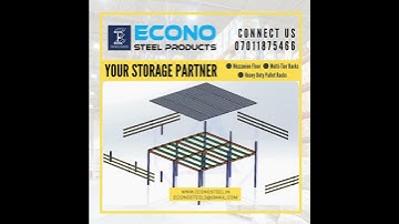 Mezzanine Floor | Econo Steels Products #warehousepalletstoragerack