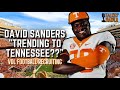 5⭐️OT David Sanders "TRENDING to TENNESSEE??" | Tennessee Vols Football