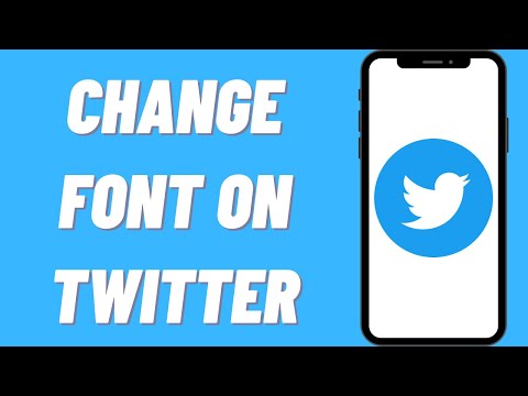   트위터에서 글꼴을 변경하는 방법 쉬움