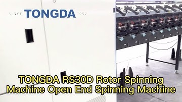 TONGDA RS30D Rotor Spinning Machine Open End Spinning Machine #spinningmachine #textile