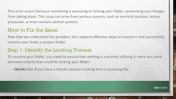How to Successfully Rename Your Node.js Project Folder