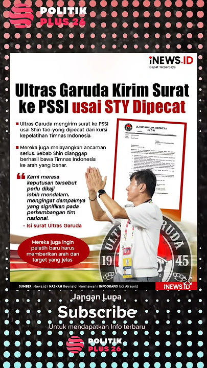 Ultras Garuda Kirim Surat ke PSSI Usai STY dipecat #shorts #ultras #garuda #pssi #shintaeyong