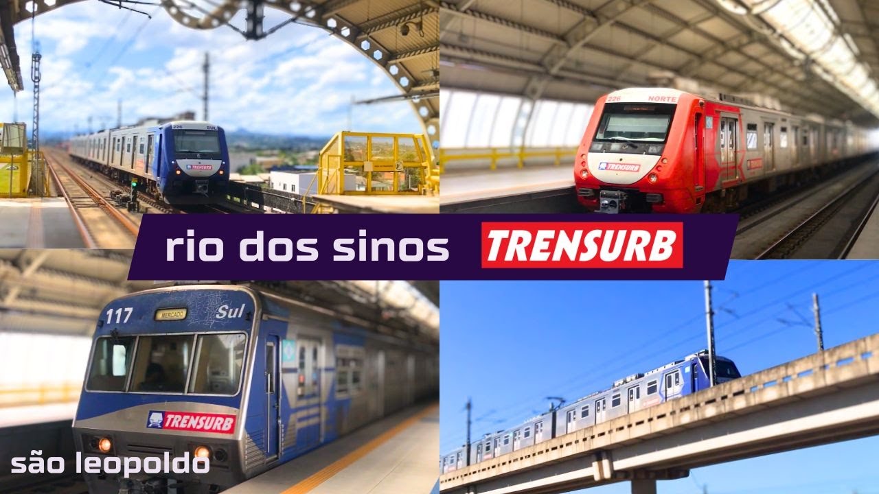 Chegadas e Partidas: Estação Rio dos Sinos | São Leopoldo | Trensurb | Movimentação dos Trens