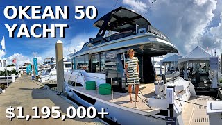2021 OKEAN 50 FLY Power Yacht Tour & Specs