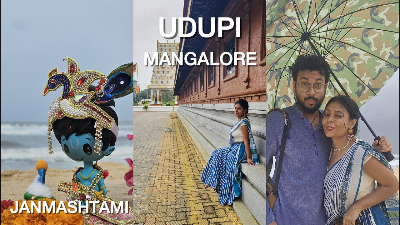 Janmashtami at the Beach | Udupi Shri Krishna Matha & Coastal Karnataka Vlog | Day 2