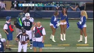 Jason Witten Picks Up First Down & A Cheerleader