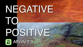 From Orange Film Negative to Finished Photo in Affinity 3