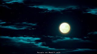 Purrple Cat - Moonlit Walk