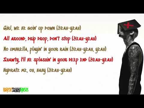 Chris Brown Drown In It Feat R Kelly LYRIC VIDEO 