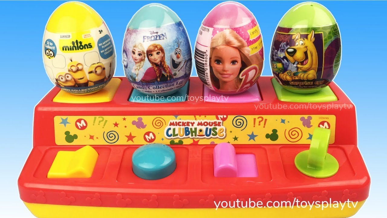 Mickey Mouse Clubhouse PopUp Pals Toys Play Surprise Eggs YouTube