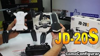 JDRC JD-20S en Español - Mejores Drones Baratos con Camara en Colombia