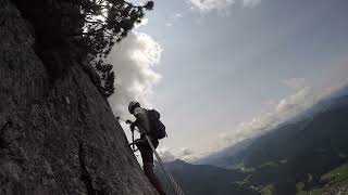 Schuastagangl Klettersteig Steinplatte Waidring