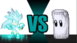 Silver The Hedgehog VS Sandbag combo test (Sprite animation android animation)