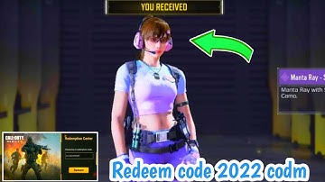 September 5 Redeem code cod mobile 2022 | cod mobile Redeem code | Garena Redeem code codm 2022