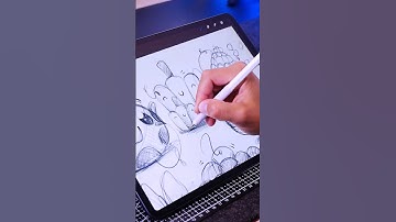 Sketch with me ✨️  on iPad Pro #procreate #digitalart