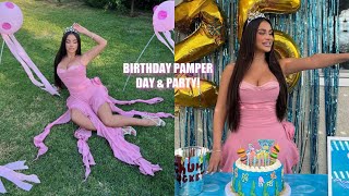 BIRTHDAY PAMPER VLOG & SPONGEBOB PARTY