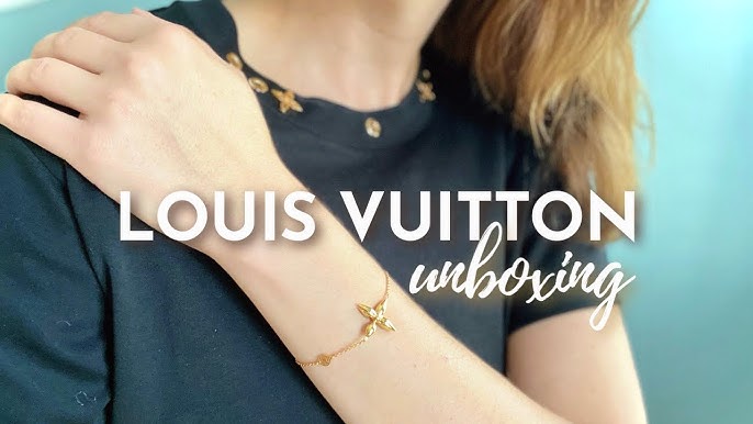 LOUIS VUITTON NECKLACE UNBOXING - 18 CARAT GOLD, PINK MOTHER OF PEARL &  DIAMOND I LIFE OF MC 