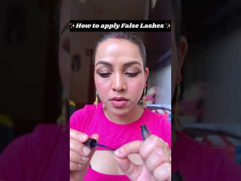 How to apply False Lashes