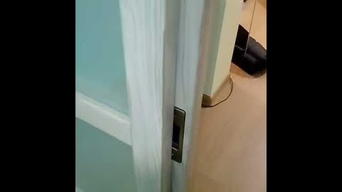 Раздвижная перегородка с доводчиком