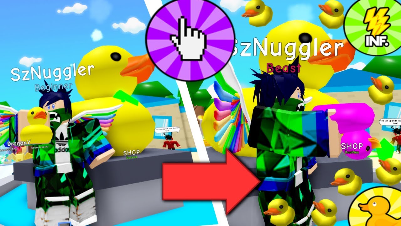 ⭐KUPIŁEM AUTOCLICKER I ZDOBYŁEM 9999999999999 KACZEK! | ROBLOX SIMULATOR⭐