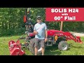 Solis h24 tractor performance  solis 60 inch flail demonstrated  solis tractor usa 2023