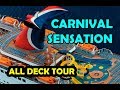 Carnival Sensation ALL DECK TOUR Carnival Sensation ALL DECK TOUR