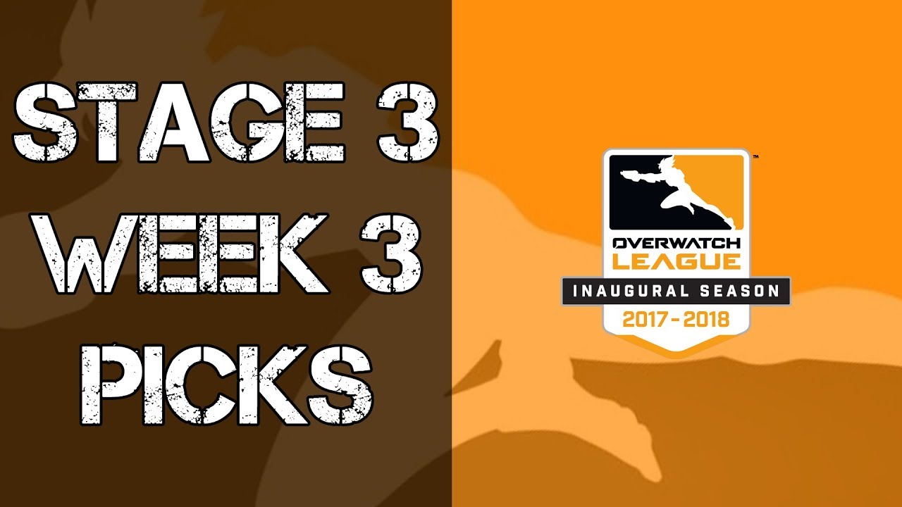 OWL Week 3 Picks | Weekly OWL Picks | Season 1 Stage 3 Week 3 gaming logo
