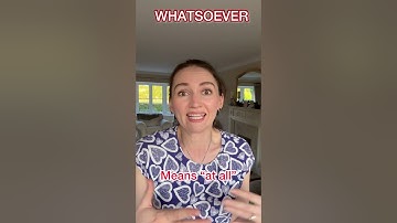 How to use “WHATSOEVER”❓ #Helenrox #english #अंग्रेज़ी