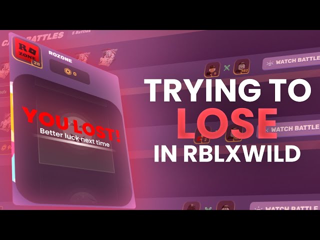 RBLXWild on X: So.. we have made a few changes to RBLXWild