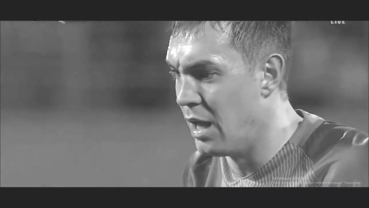 Зенит - Крылья Советов 20. 11. 2016 Дубль Дзюбы! (черно-белая версия).