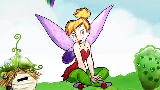 colouring Disney Character Tinkerbell| Disney Fairies colouring Pages - colouring Pages For Girls
