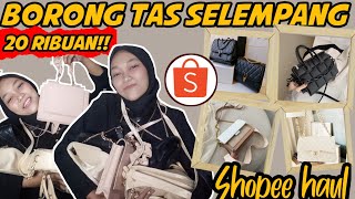 SHOPEE HAUL 10 korean bags!! Import murce!