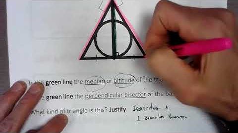 4 7 Median, Altitude, and Perpendicular Bisector