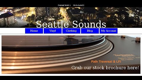 Seattle v0.3 - Path Traversal & LFI (level 1)