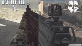 Battlefield 4 vs Call of Duty Ghosts Gun Sounds