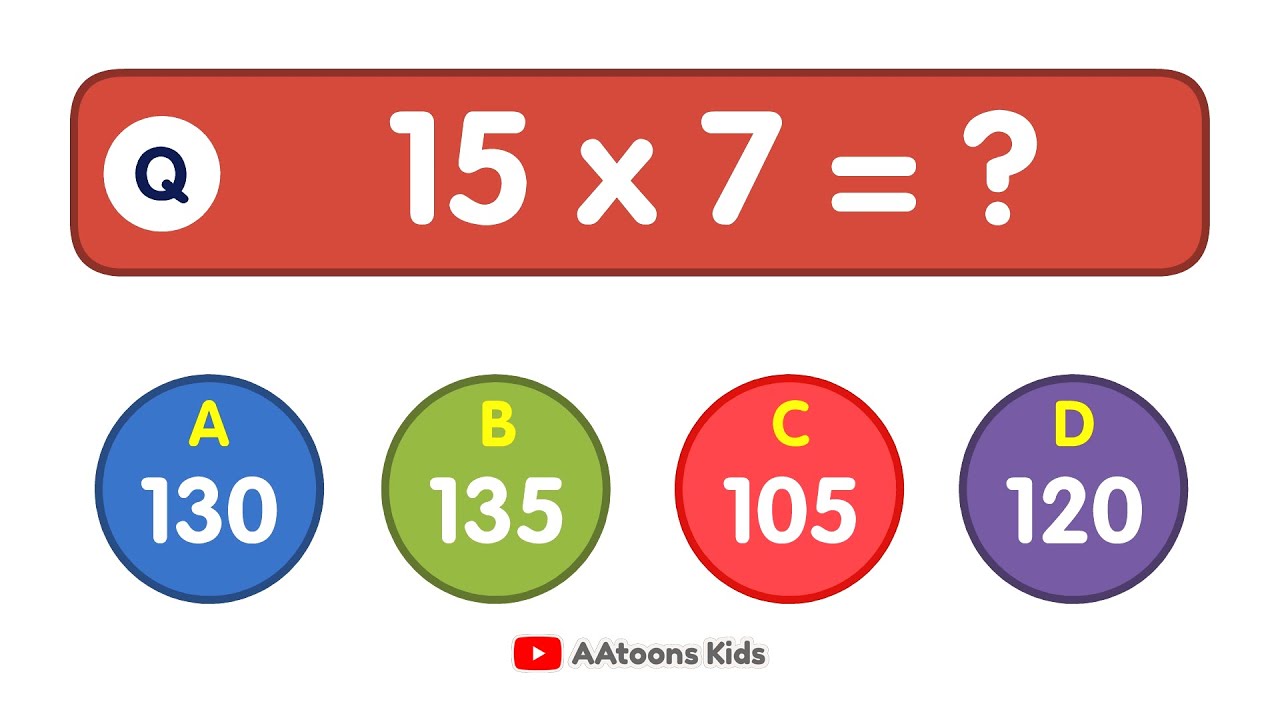 Multiplication table Quiz for kids | Quiz Time | Maths Quiz for kids | Mental Maths Quiz for kids