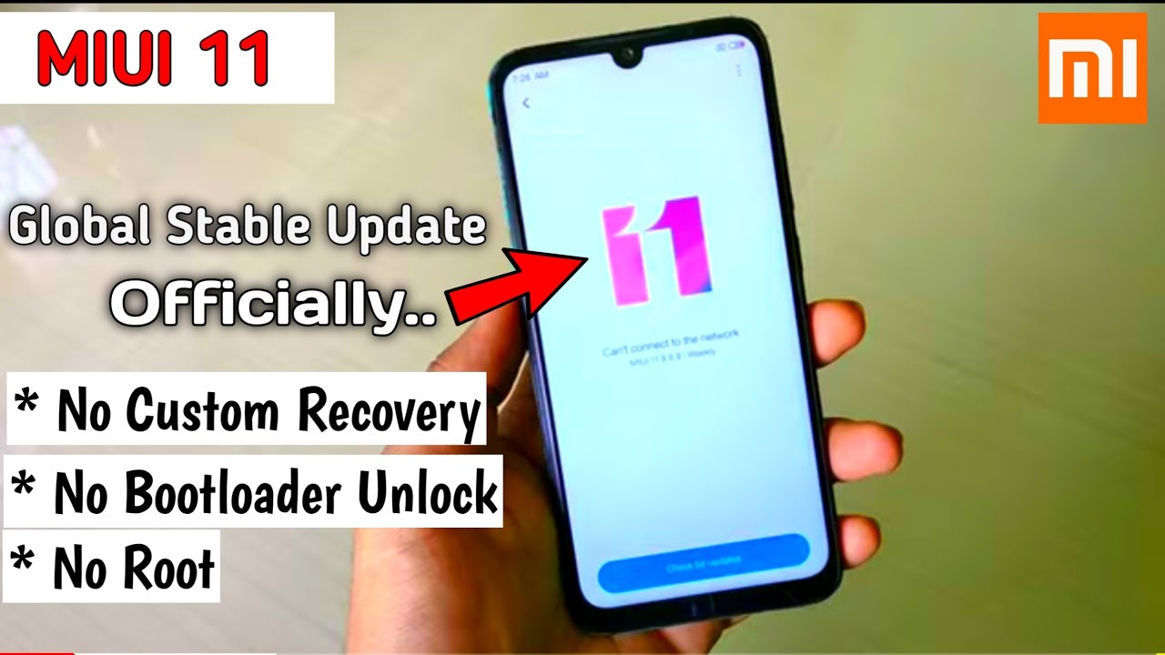 MIUI 11 Global Stable Update Apply Now | Without Twrp