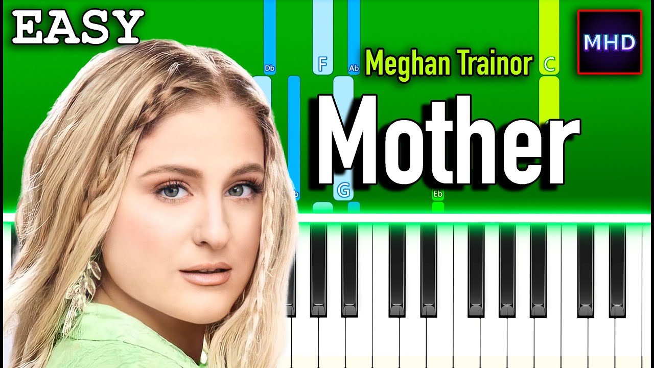 Meghan Trainor - Mother - Piano Tutorial [EASY] 
