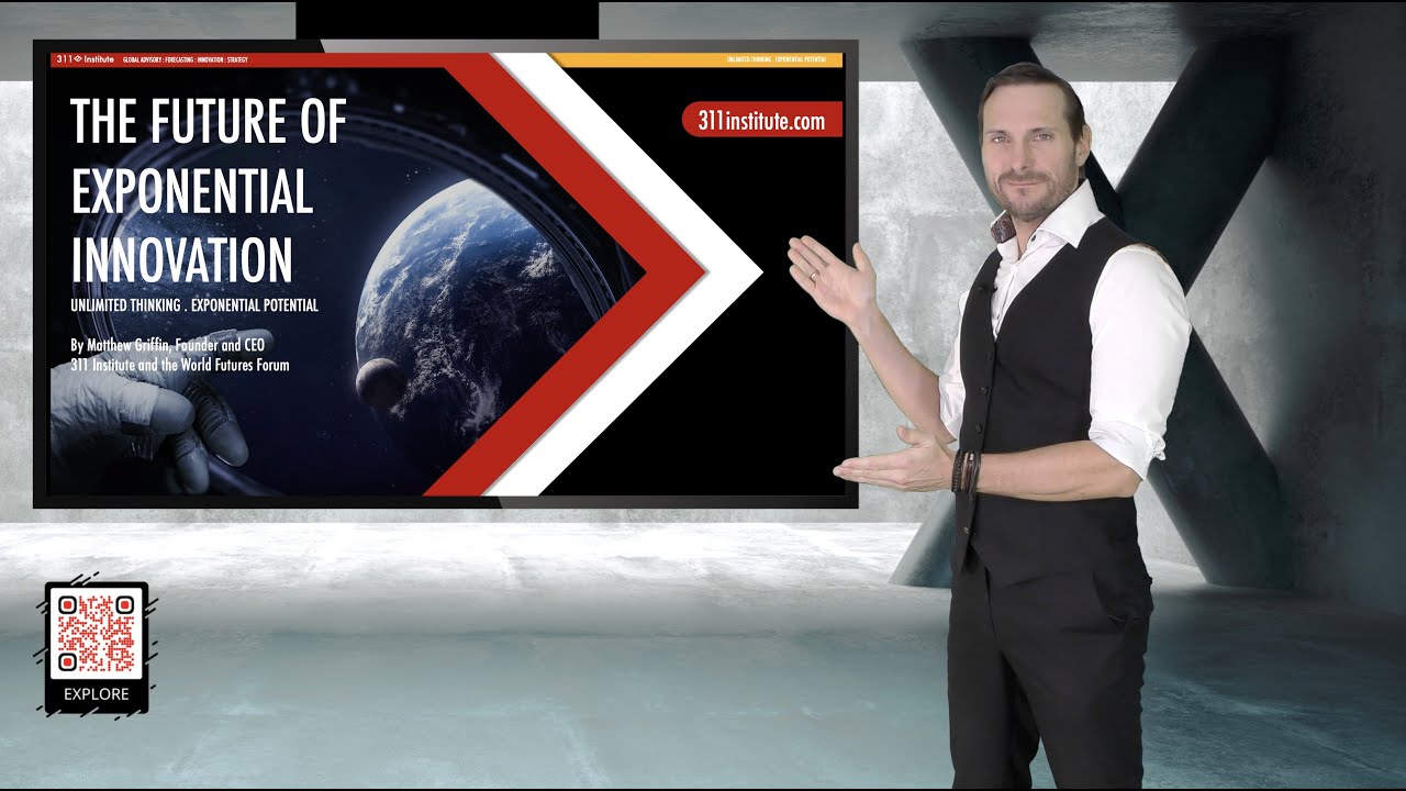 Matthew Griffin on stage: The Future of Innovation