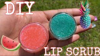 How To Make Fruit Flavored Edible Lip Scrubs For Softer Lips