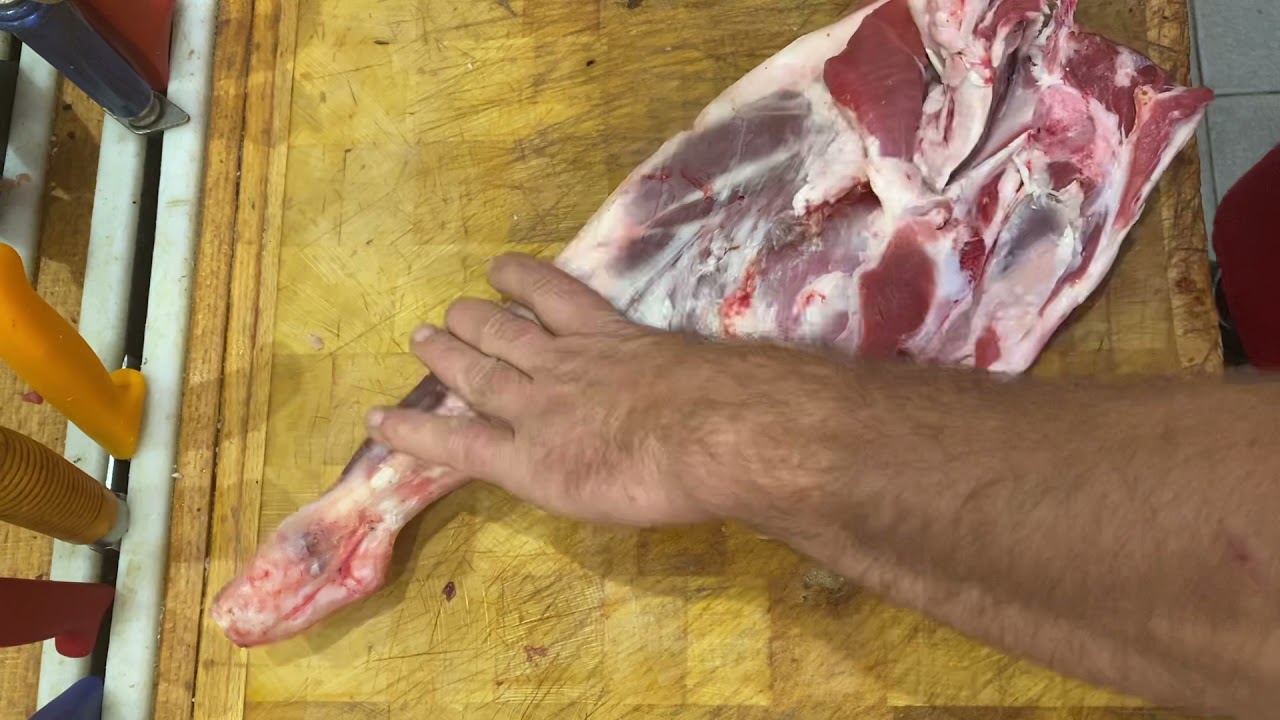 Désossage Gigot d’agneau