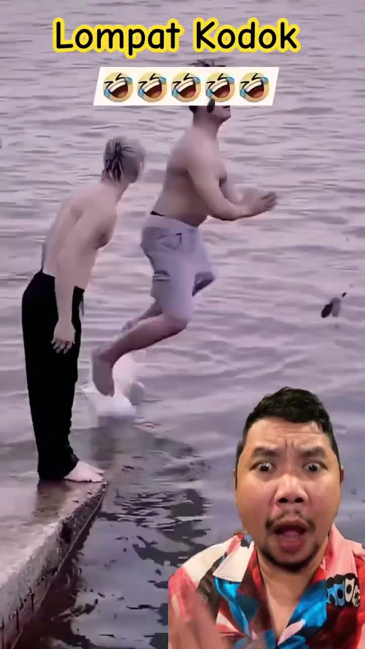 BELAJAR LOMPAT GAYA KODOK!!!?? #funny #comedy #fun #memes #laugh