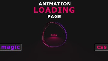 Анимация загрузки на CSS | Прелоадер | Animation Loading CSS | magic CSS