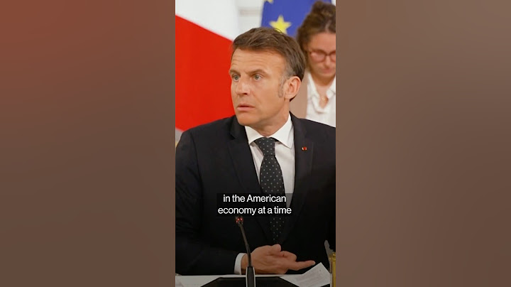 France's Macron Tells EU to Stop Investing in US