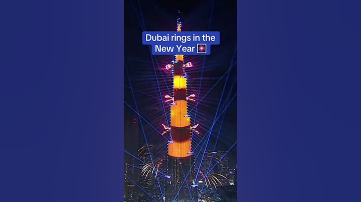 New Year's 2025: Dubai puts on stunning fireworks show at the Burj Khalifa #burjkhalifatower